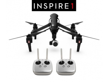 DJI Inspire 1 Carbon Fiber Color Quadcopter with 4K Camera and 3-Axis Gimbal (2 Transmitters )